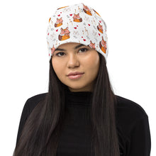 Load image into Gallery viewer, Julia F. - Foxes - All-Over Print Beanie
