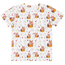 Load image into Gallery viewer, Julia F. - Foxes - Kids crew neck t-shirt (All-Over Print)
