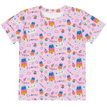 Load image into Gallery viewer, Neala S. - Epic Summer - Kids crew neck t-shirt (All-over print)
