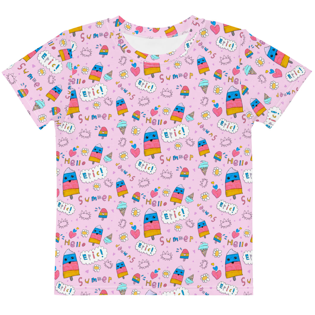 Neala S. - Epic Summer - Kids crew neck t-shirt (All-over print)