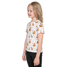 Load image into Gallery viewer, Julia F. - Foxes - Kids crew neck t-shirt (All-Over Print)
