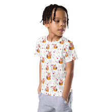 Load image into Gallery viewer, Julia F. - Foxes - Kids crew neck t-shirt (All-Over Print)
