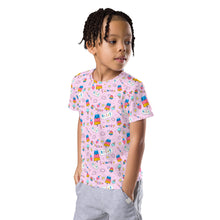 Load image into Gallery viewer, Neala S. - Epic Summer - Kids crew neck t-shirt (All-over print)
