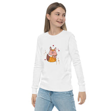 Load image into Gallery viewer, Julia F. - Foxes - Youth long sleeve tee
