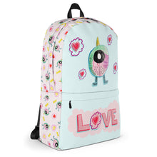 Load image into Gallery viewer, Neala S. - Cute Monster - Backpack
