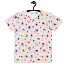 Load image into Gallery viewer, Neala S. - Cute Monster - Kids crew Neck Tee (All Over Print)
