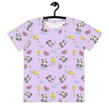 Load image into Gallery viewer, Julia F. - Dream Big - Kids crew neck Tee (all over print)
