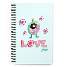 Load image into Gallery viewer, Neala S. - Cute Monster - Spiral notebook
