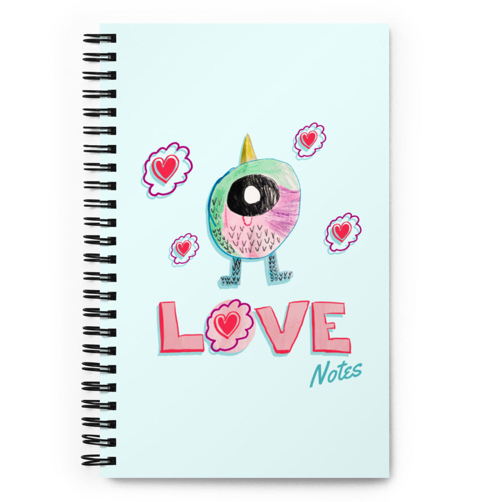 Neala S. - Cute Monster - Spiral notebook