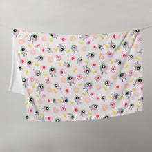 Load image into Gallery viewer, Neala S. - Cute Monster - Throw Blanket
