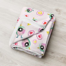 Load image into Gallery viewer, Neala S. - Cute Monster - Throw Blanket
