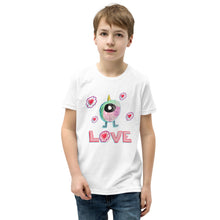 Load image into Gallery viewer, Neala S. - Cute Monster - Youth Short Sleeve T-Shirt
