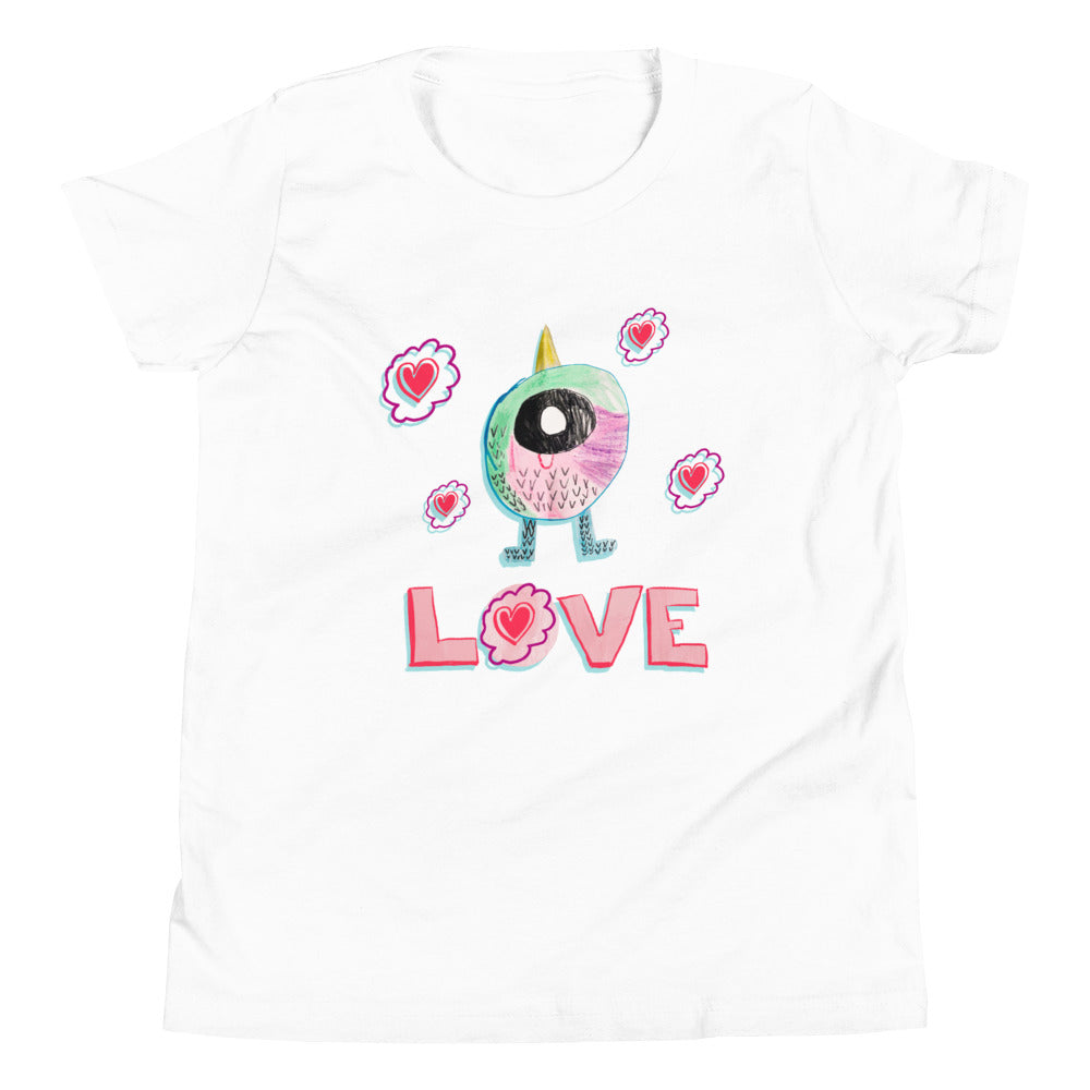 Neala S. - Cute Monster - Youth Short Sleeve T-Shirt